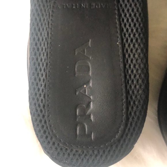 Prada Men's Slides Black Size 6 Velcro Fastener. - Picture 5 of 13